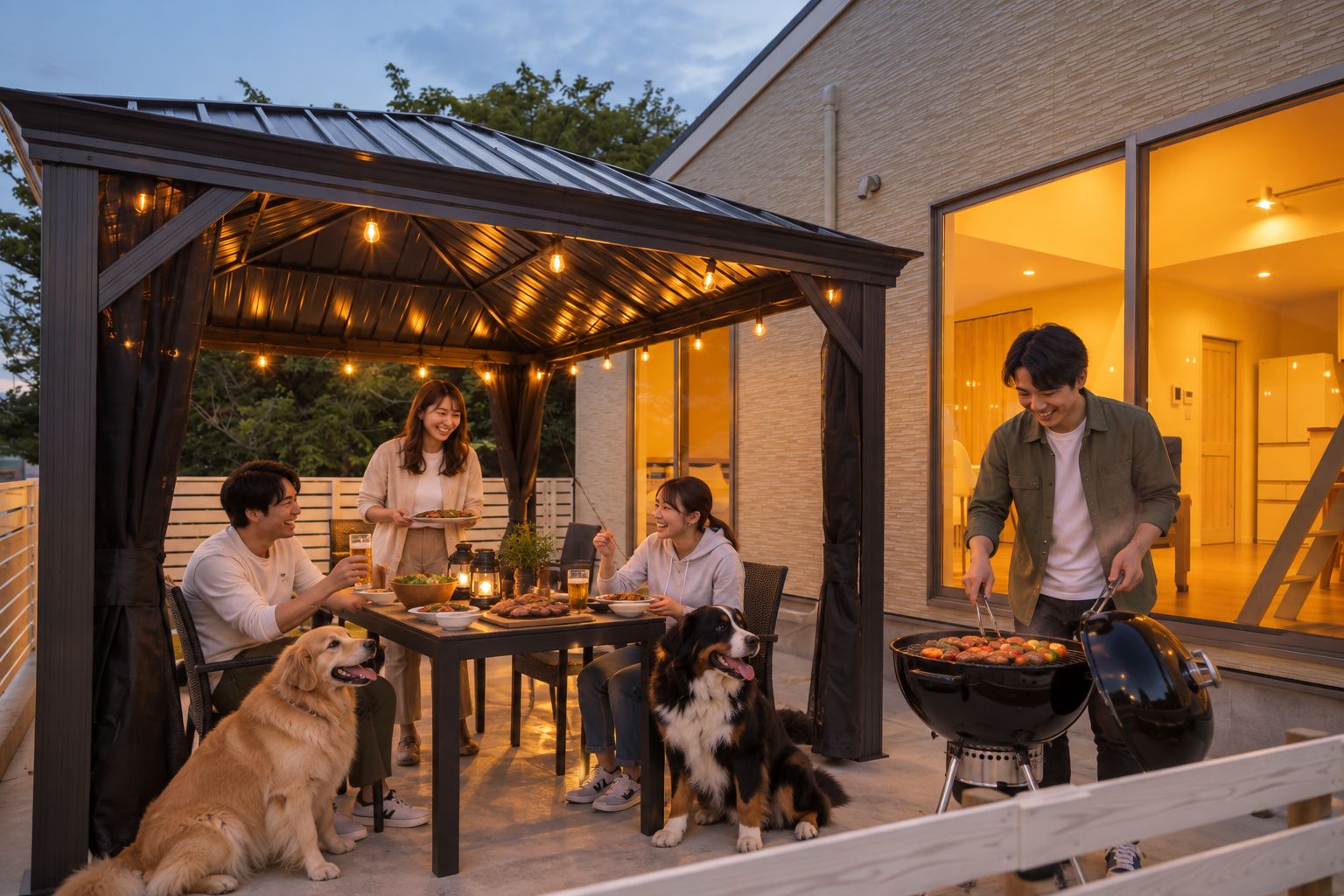 犬友家族での滞在